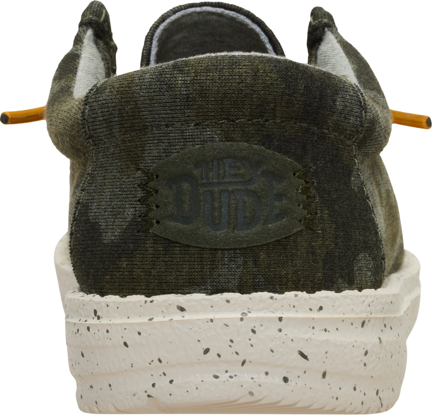 HEYDUDE Kids' Wally Stretch Jersey Camo Shoes - view number 5