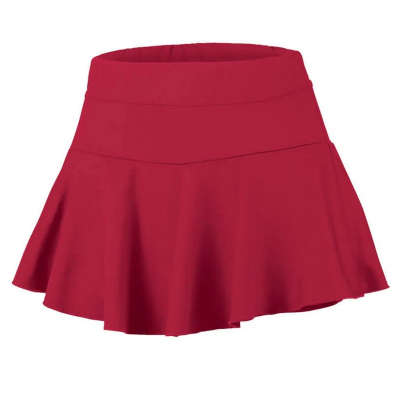 GK Elite Ion Cheer Aspire Flutter Skirt, Girls', Medium, Red