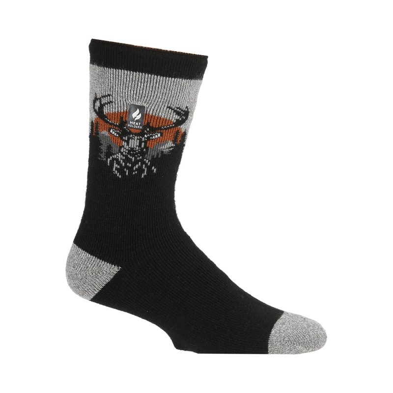 Heat Holders Men's Lite John Stag Novelty Crew Sock 1 Pack