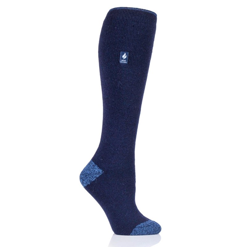 Heat Holders LITE Calla Twist Thermal Long Socks for Ladies - Navy