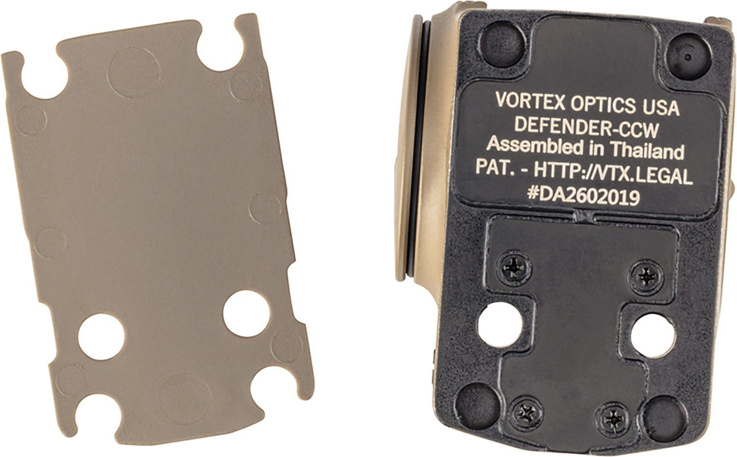 Vortex Defender-CCW Enclosed Solar Micro Red Dot - view number 6