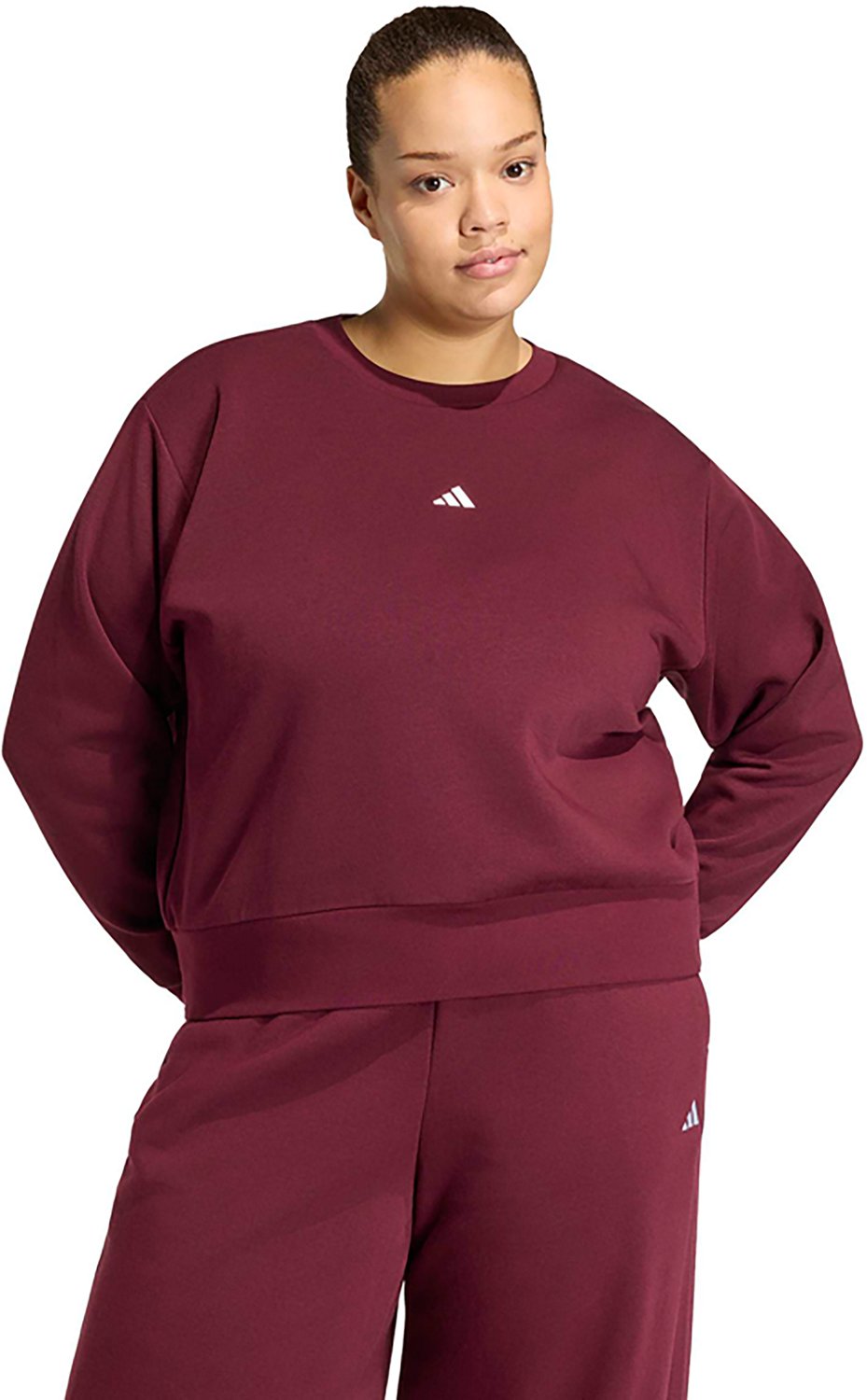 adidas Women's Plus Essentials Feel Cozy Sweatshirt