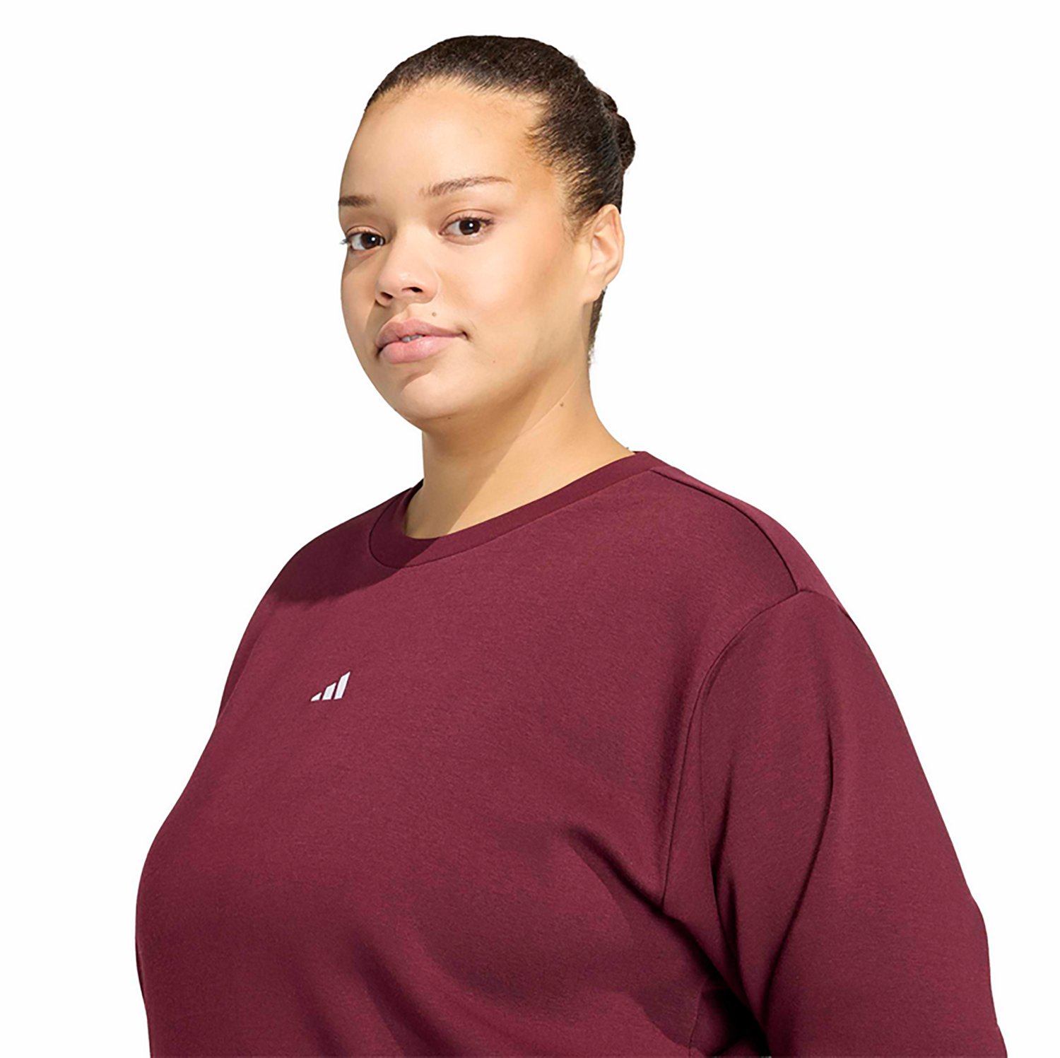 adidas Women's Plus Essentials Feel Cozy Sweatshirt - view number 4