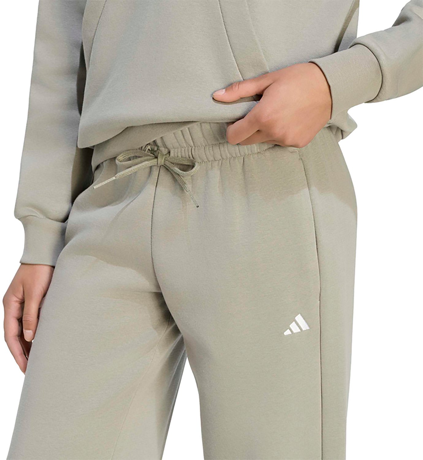 adidas Women's Essentials Small Logo Feel Cozy Open Hem Pants - view number 3