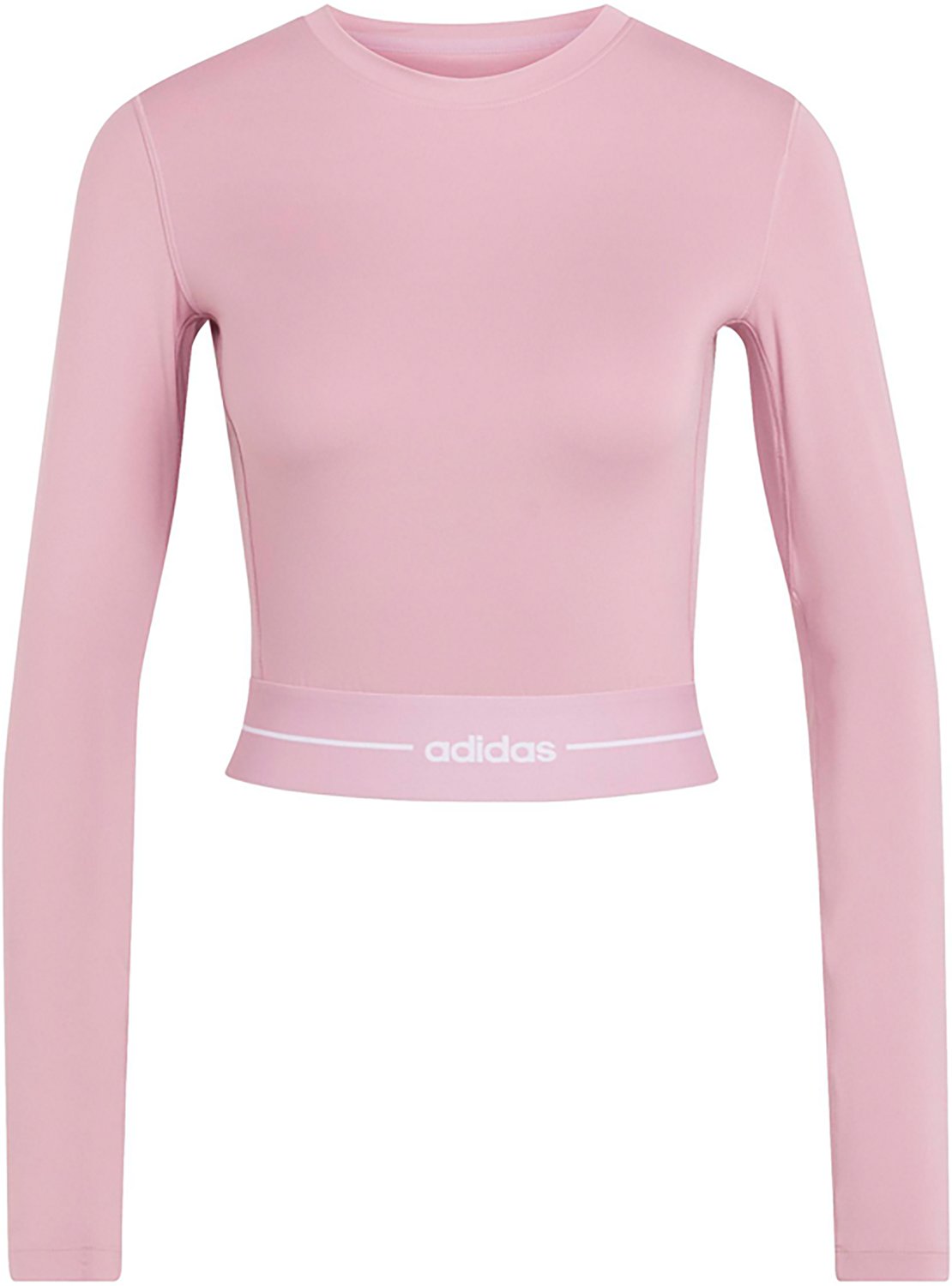 adidas Women's Hyperglam Cropped Long Sleeve Top - view number 7