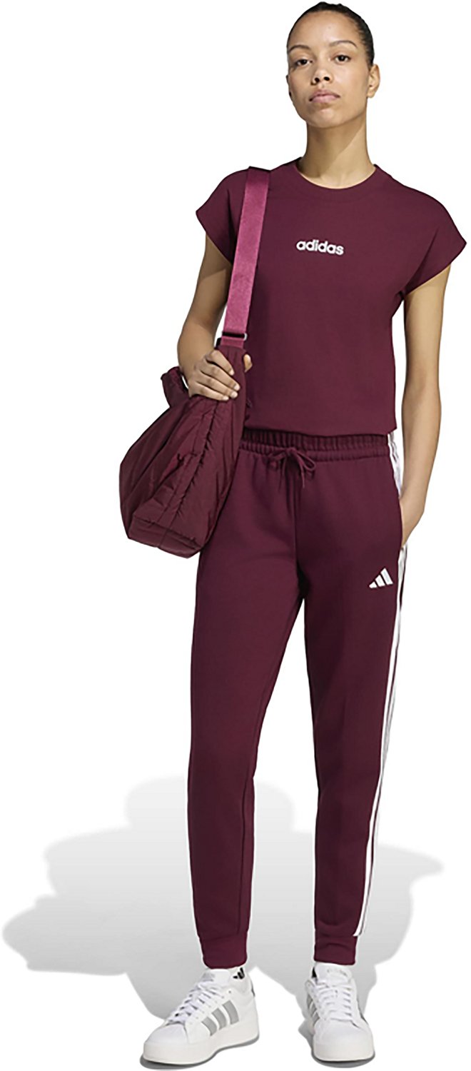 Adidas Women's Essentials 3S Fleece Slim Pants - view number 5
