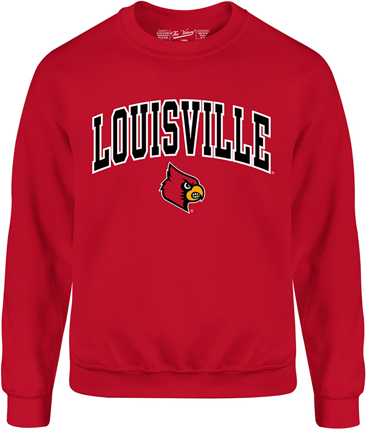 The Victory Louisville Cardinals School Arch Crew Sweatshirt