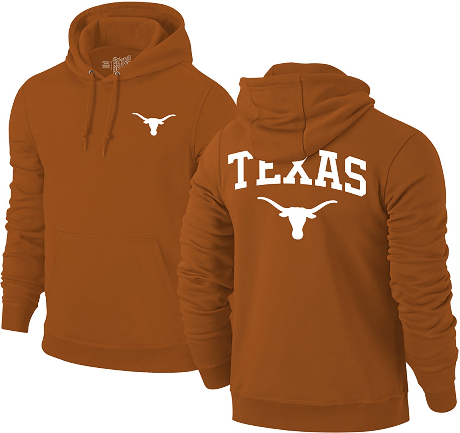 WILDCAT RETRO Men's University of Texas Arch Back Hoodie - view number 3