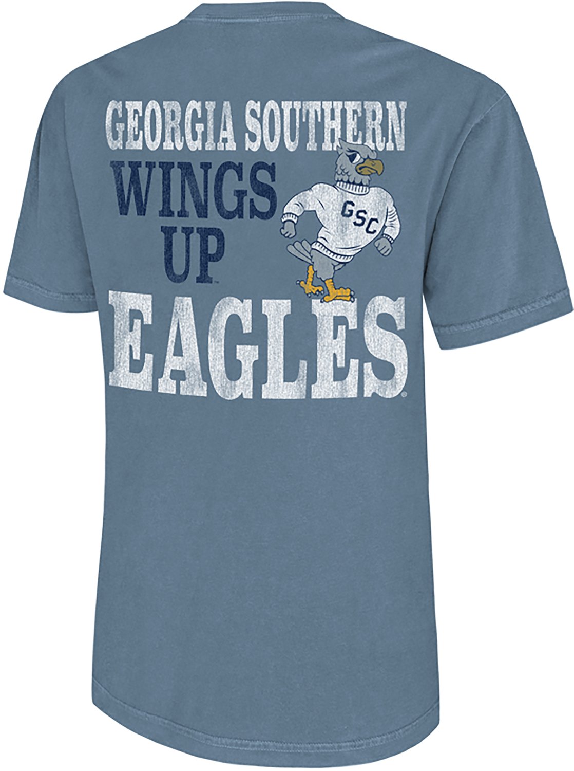 WILDCAT RETRO Men's Georgia Southern University Wings Up Mascot Graphic T-shirt - view number 2