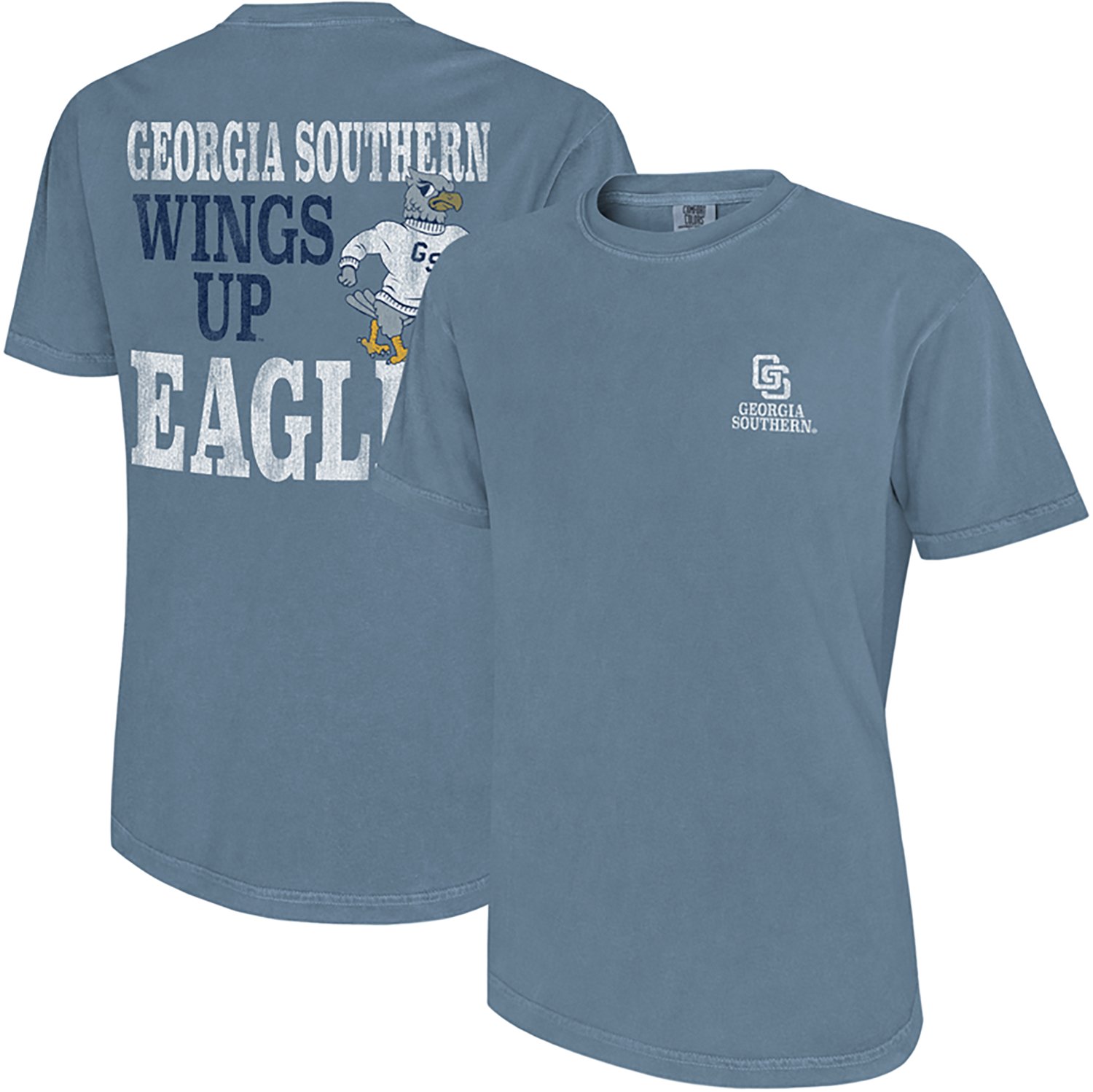 WILDCAT RETRO Men's Georgia Southern University Wings Up Mascot Graphic T-shirt - view number 3