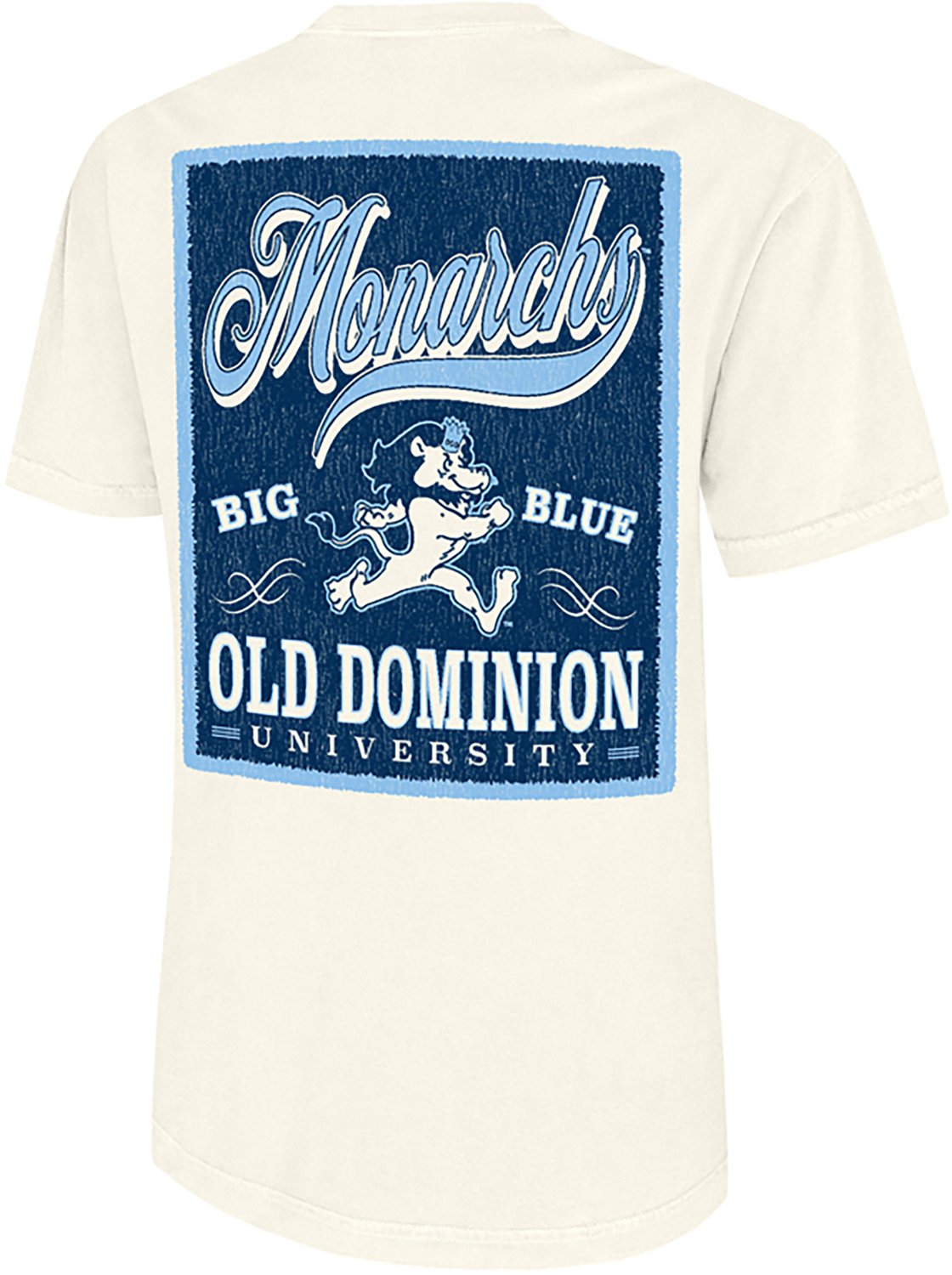 WILDCAT RETRO Men's Old Dominion University Script Tail Patch Graphic T-shirt - view number 2