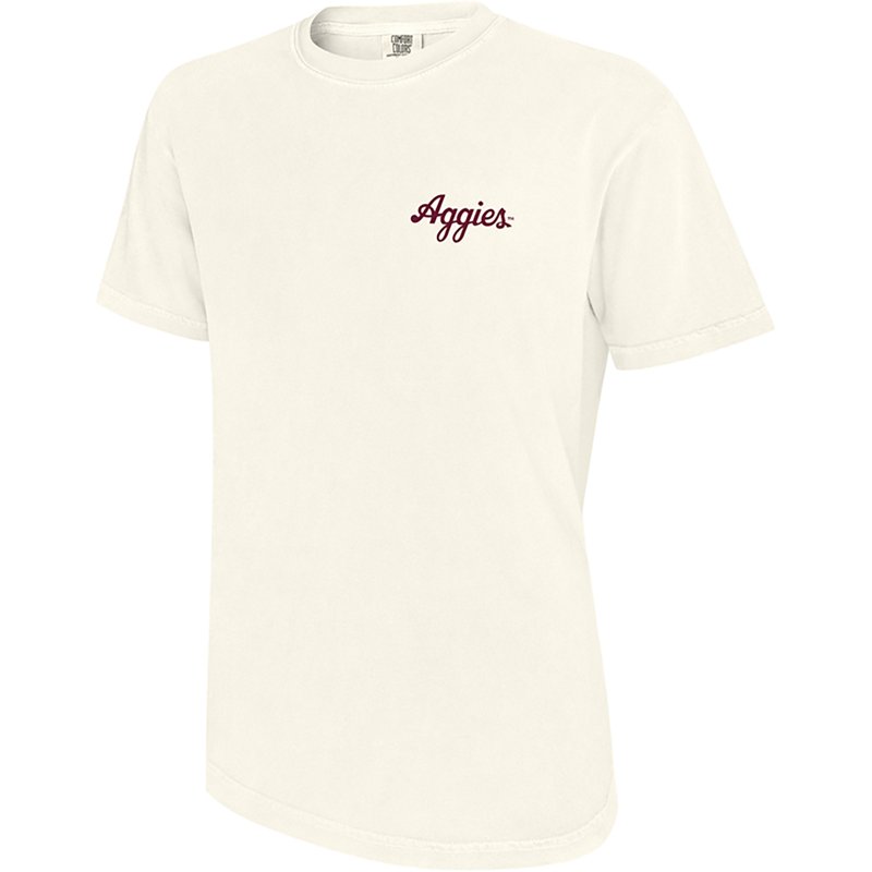 WILDCAT RETRO Men's Texas A&M University Script Sarge American Flag Graphic T-shirt