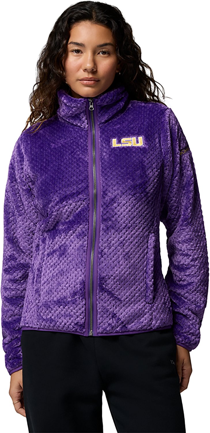 Columbia LSU Tigers Fireside II Sherpa Full-Zip Jacket