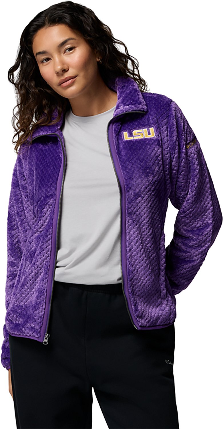 Columbia LSU Tigers Fireside II Sherpa Full-Zip Jacket - view number 3
