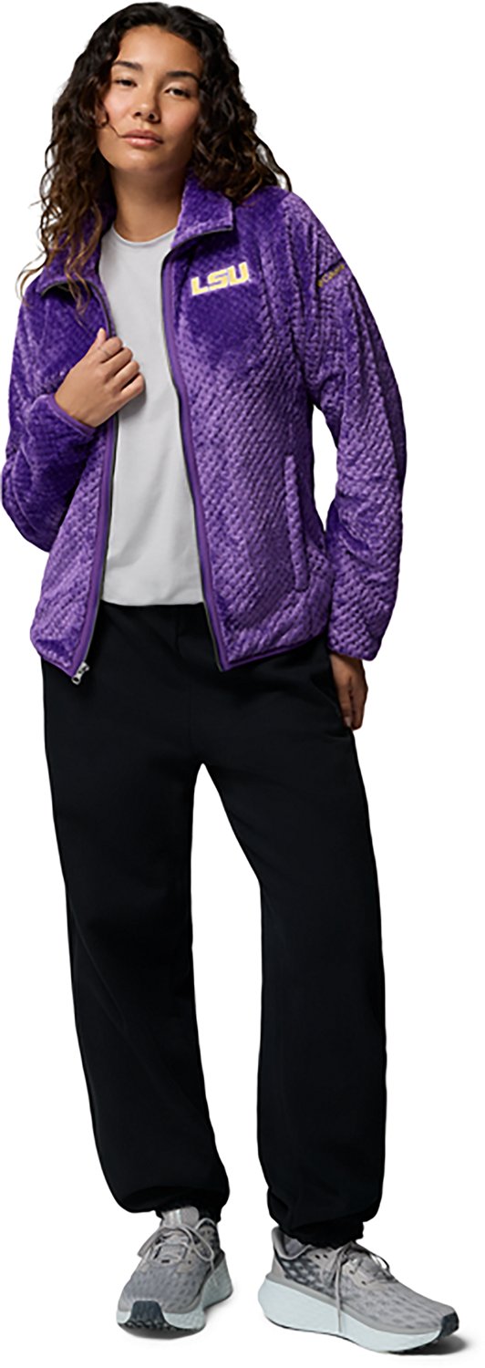 Columbia LSU Tigers Fireside II Sherpa Full-Zip Jacket - view number 6