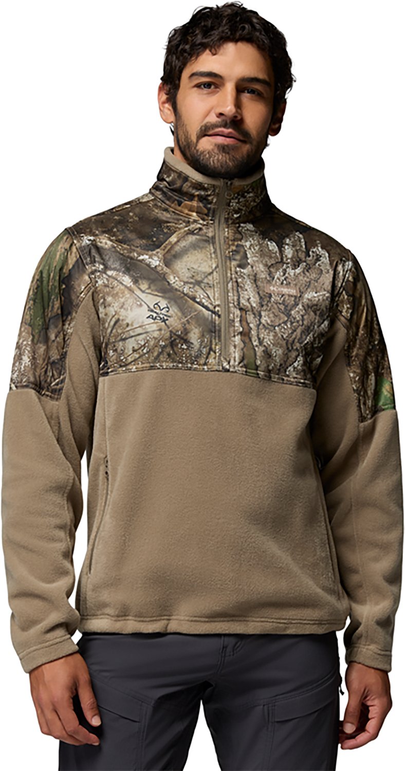 Columbia Sportswear Men's PHG Fleece Overlay 1/4 Zip Pullover