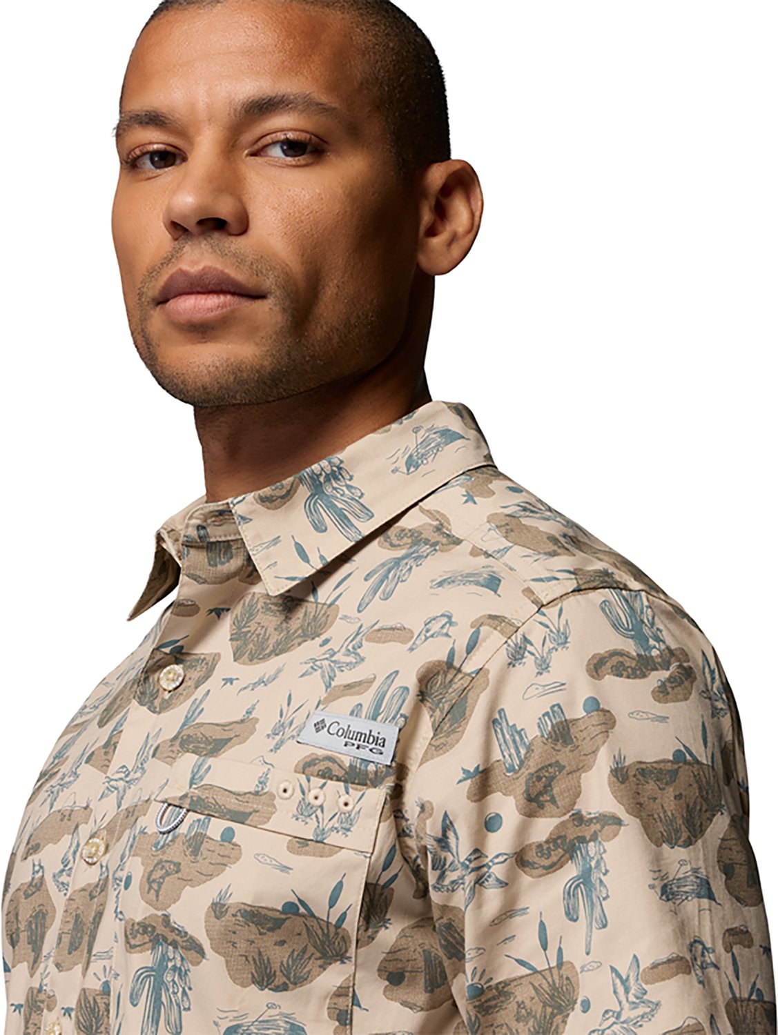 Columbia Sportswear Men's Wild Cast Camp Button Down Shirt - view number 4