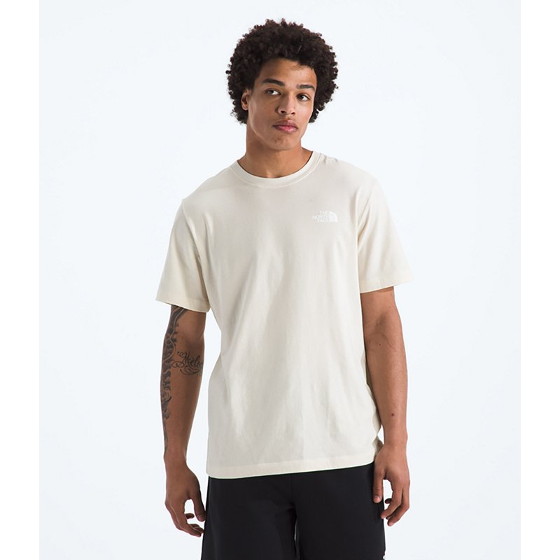The North Face Men’s Evolution Box NSE Regular Short-Sleeve T-Shirt (Size: Medium): White Dune