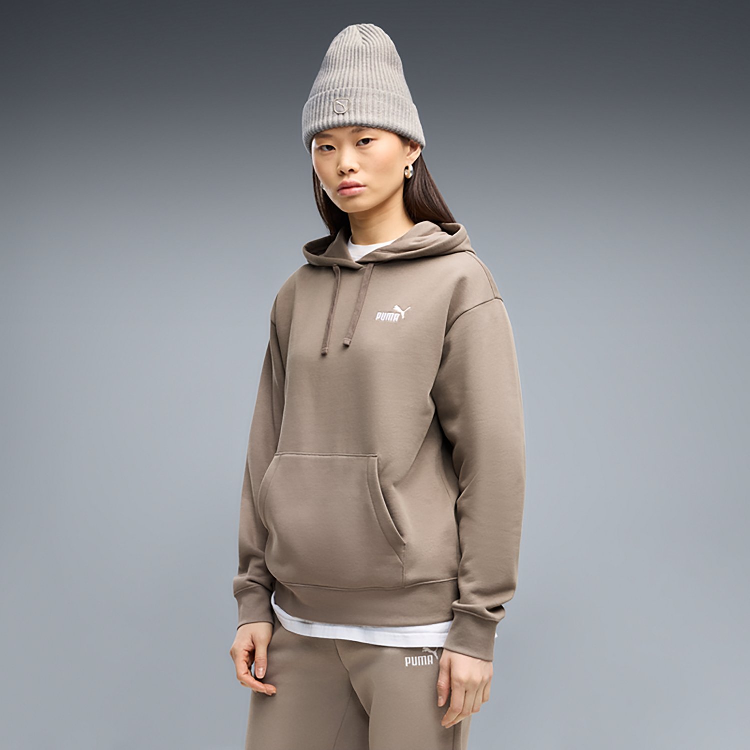 PUMA Women's Small Logo Fleece Hoodie