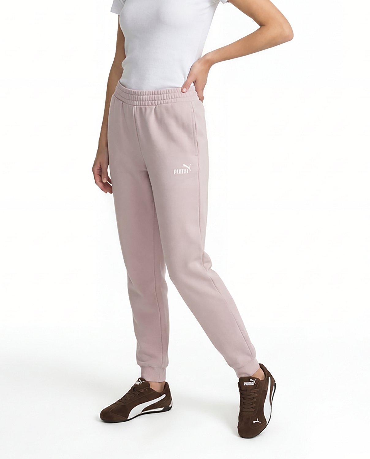 PUMA Women's High-Waist Fleece Joggers