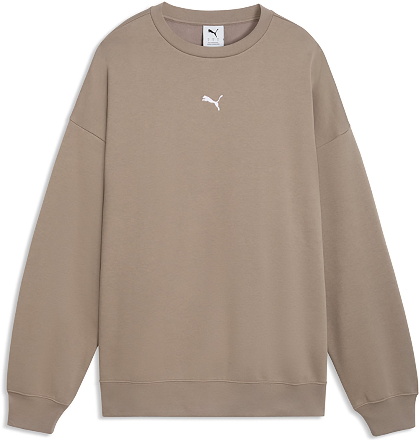 PUMA Women's Essential Oversized Crew Fleece Sweatshirt - view number 4