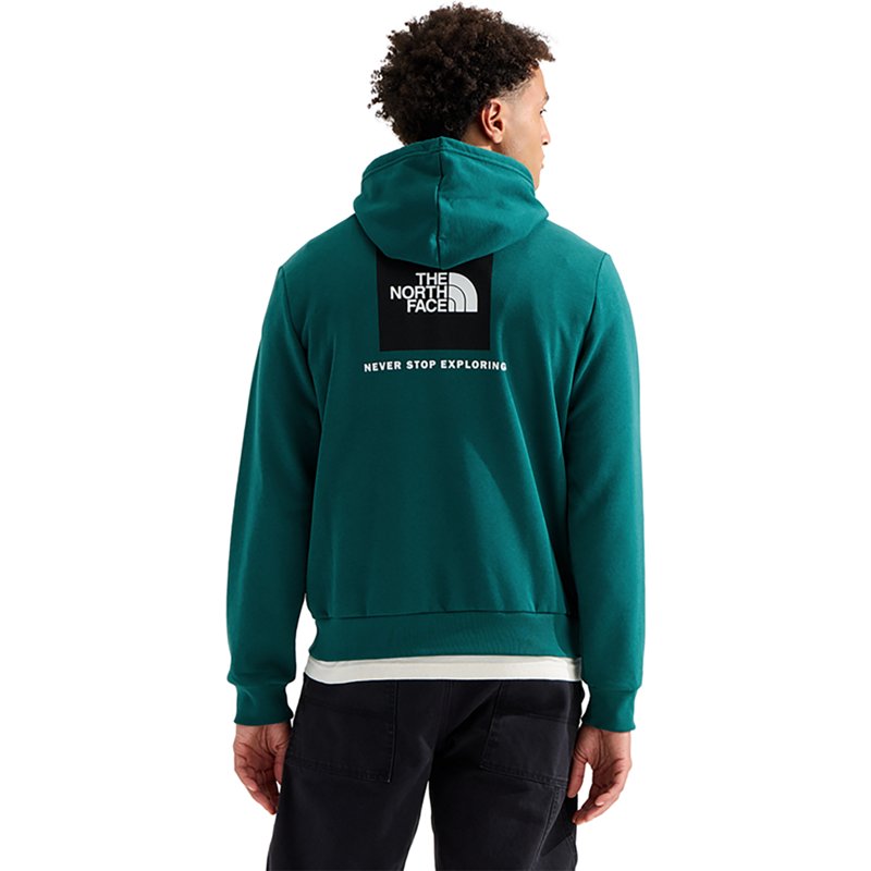 The North Face Men's Evolution Box Never Stop Exploring Hoodie - Pacific Teal