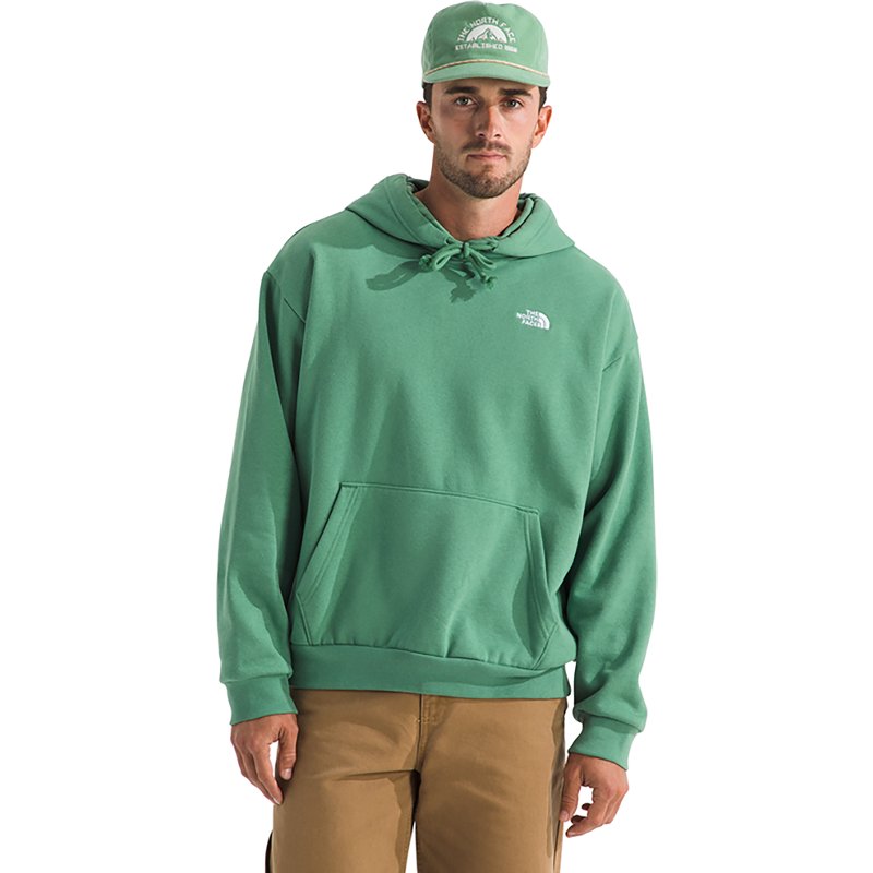 The North Face Men's Evolution Simple Dome Oversized Hoodie - Dimmed Algae