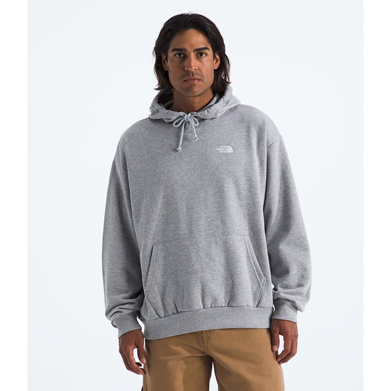 The North Face Men’s Evolution Simple Dome Oversize Hoodie Sweatshirt (Size: Small): Pale Grey Heather