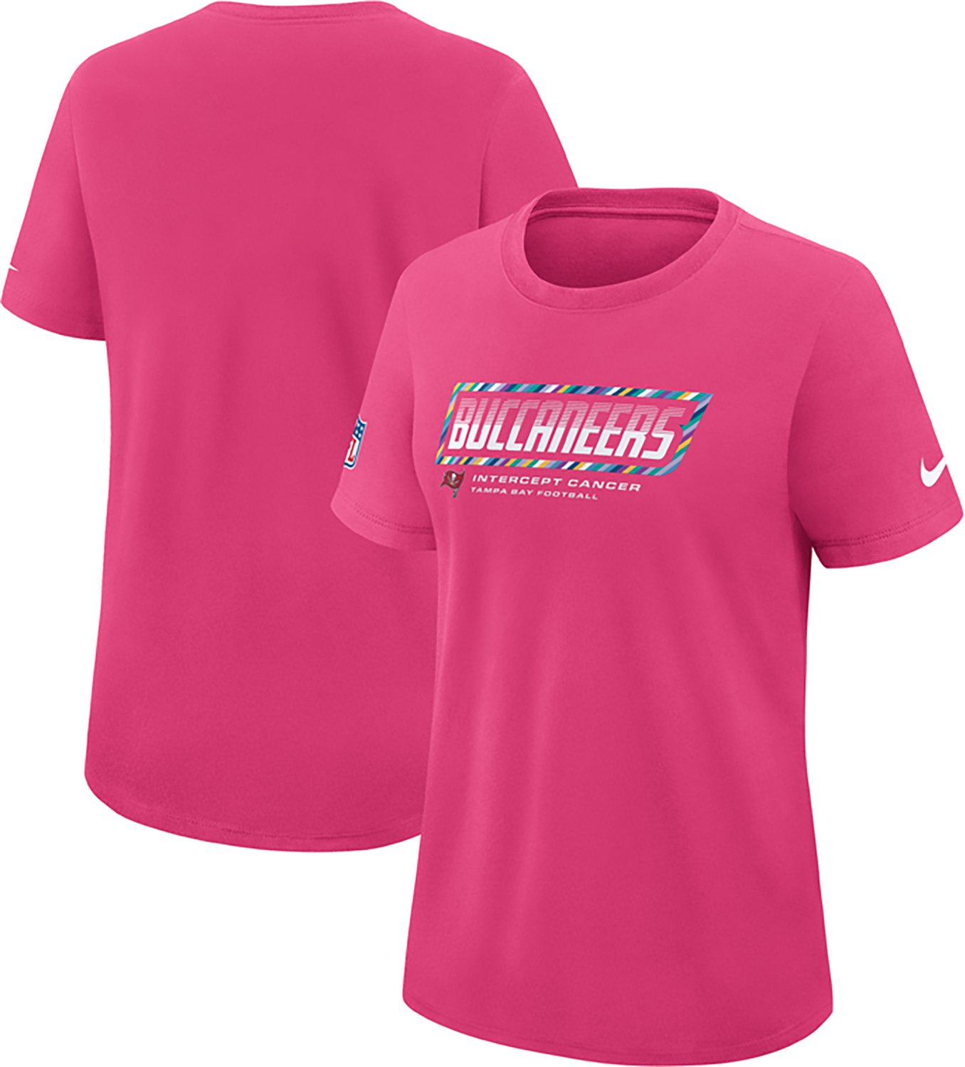 Nike Women's Tampa Bay Buccaneers Crucial Catch Graphic T-shirt - view number 3