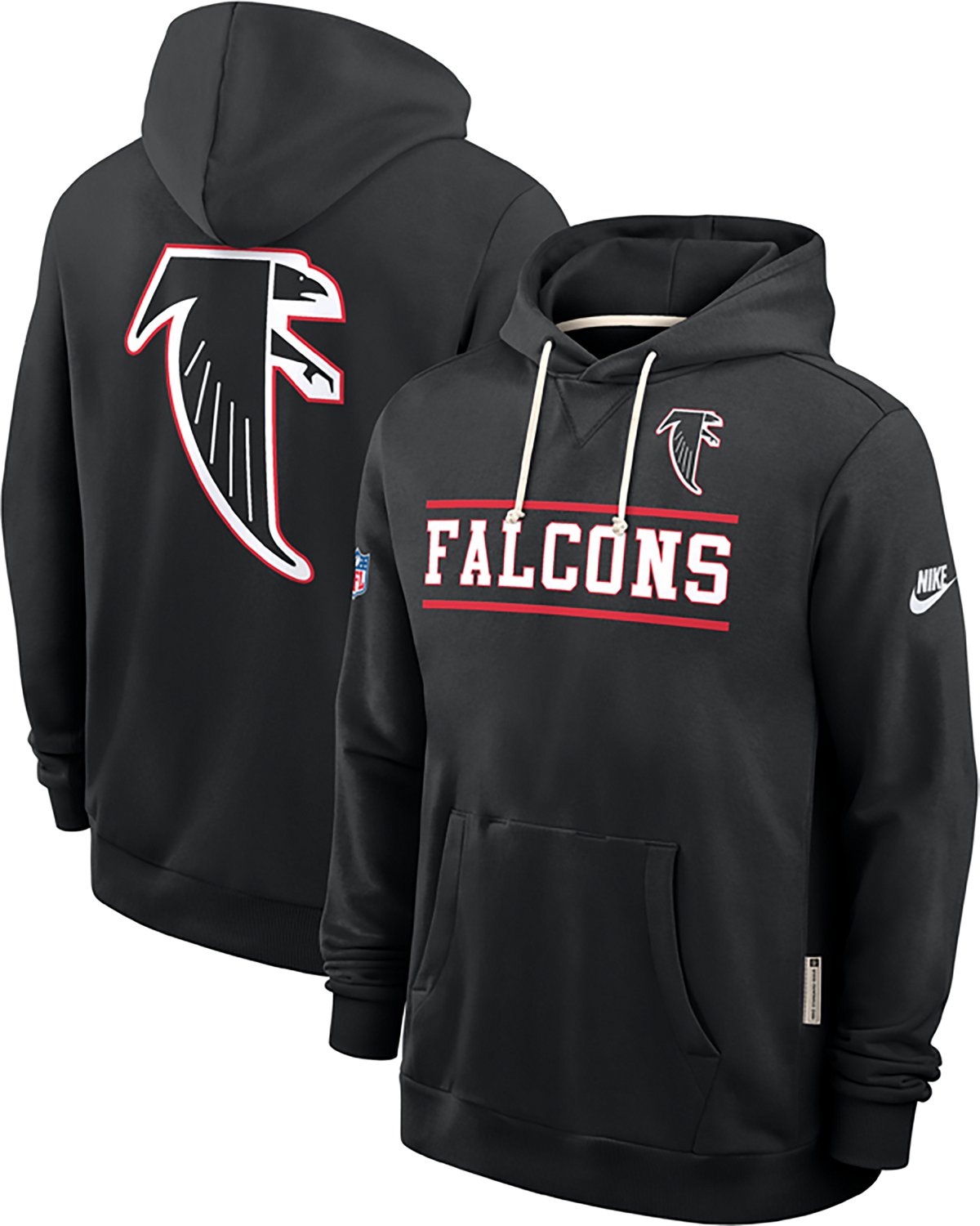 Nike Men's Atlanta Falcons Sideline Dri-FIT Alt Hoodie - view number 4