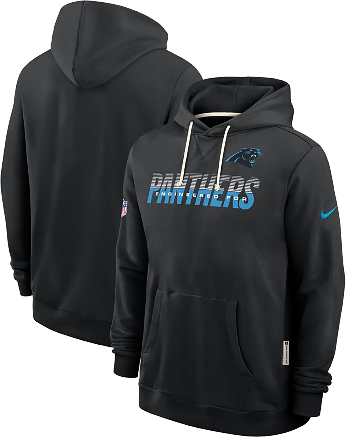 Nike Men's Carolina Panthers Sideline Dri-FIT Hoodie - view number 3