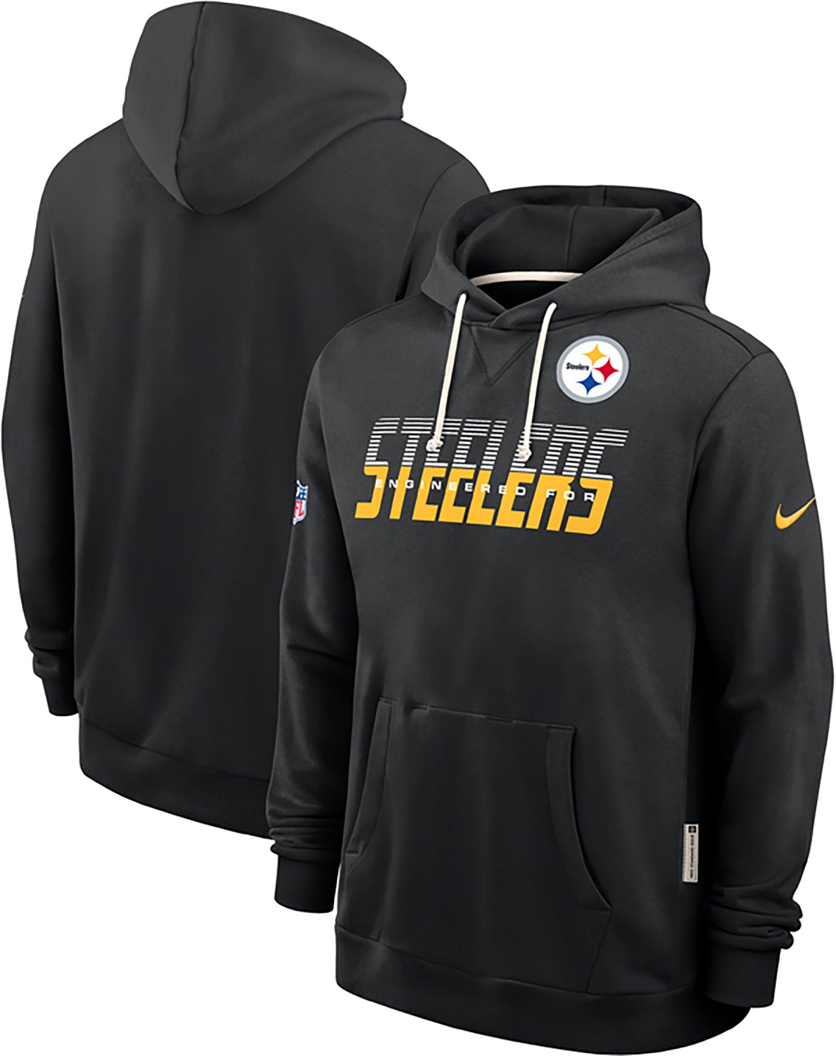 Nike Men's Pittsburgh Steelers Sideline Dri-FIT Hoodie - view number 3