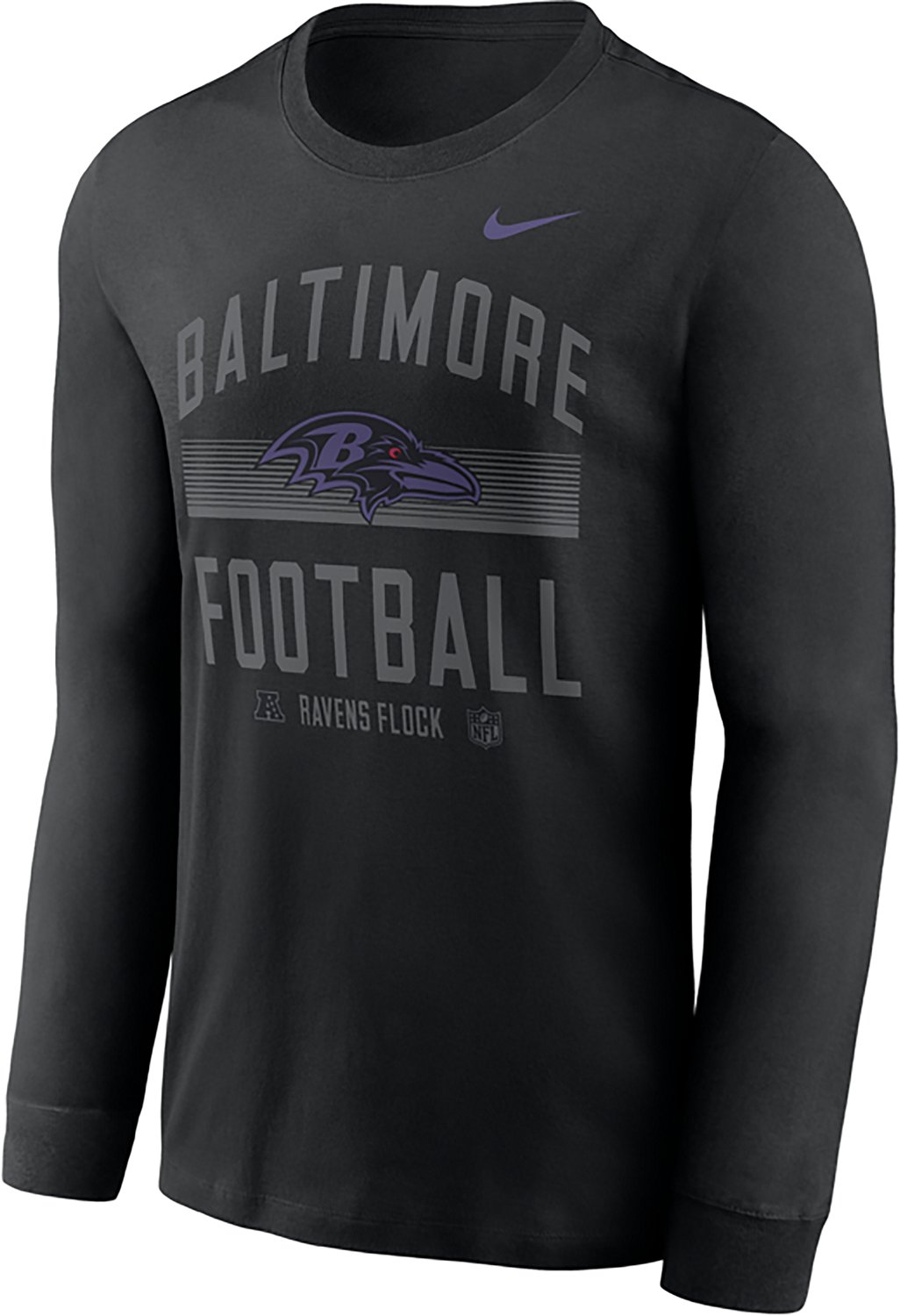 Nike Men's Baltimore Ravens Essential Always Prepared Long Sleeve Graphic T-shirt
