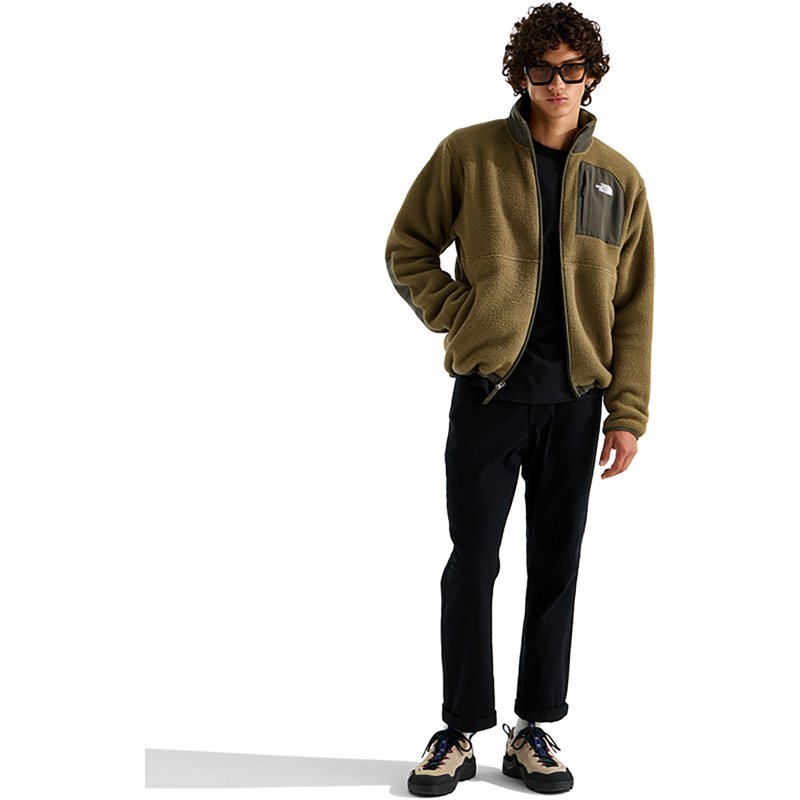 The North Face Men’s Yumiori Off Peak Full Zip Fleece Jacket (Size: XXL): Caraway Seed/New Taupe Green