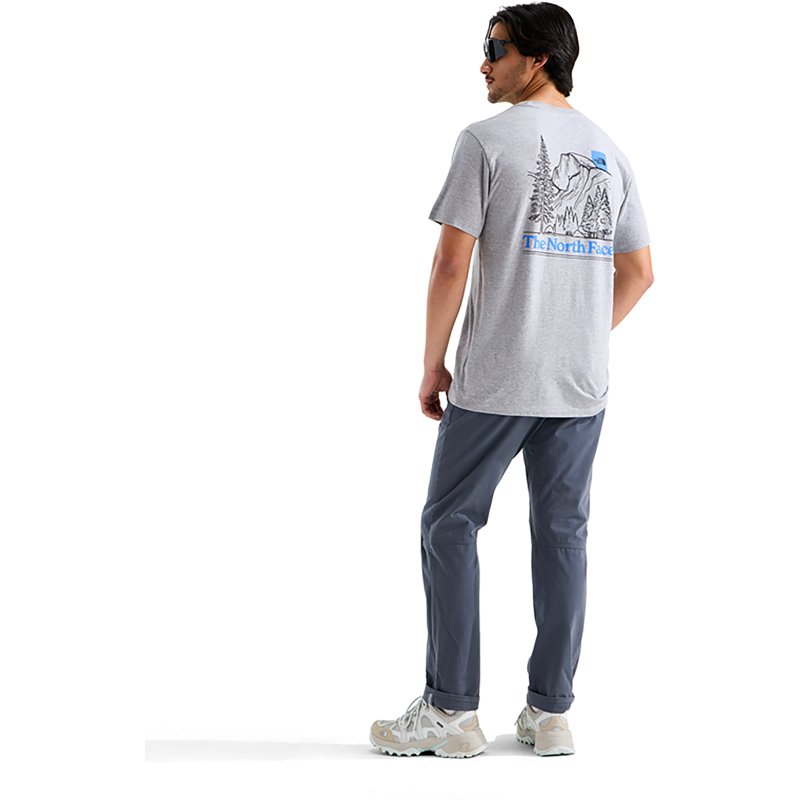 The North Face Men's Monte Short Sleeve T-Shirt, Medium, Tnf Pale Grey Heather