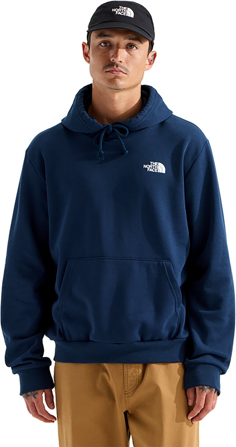 Representative product-family photo: The North Face Men's Evolution Light Print Box Hoodie. Pictured option and availability are unverified.