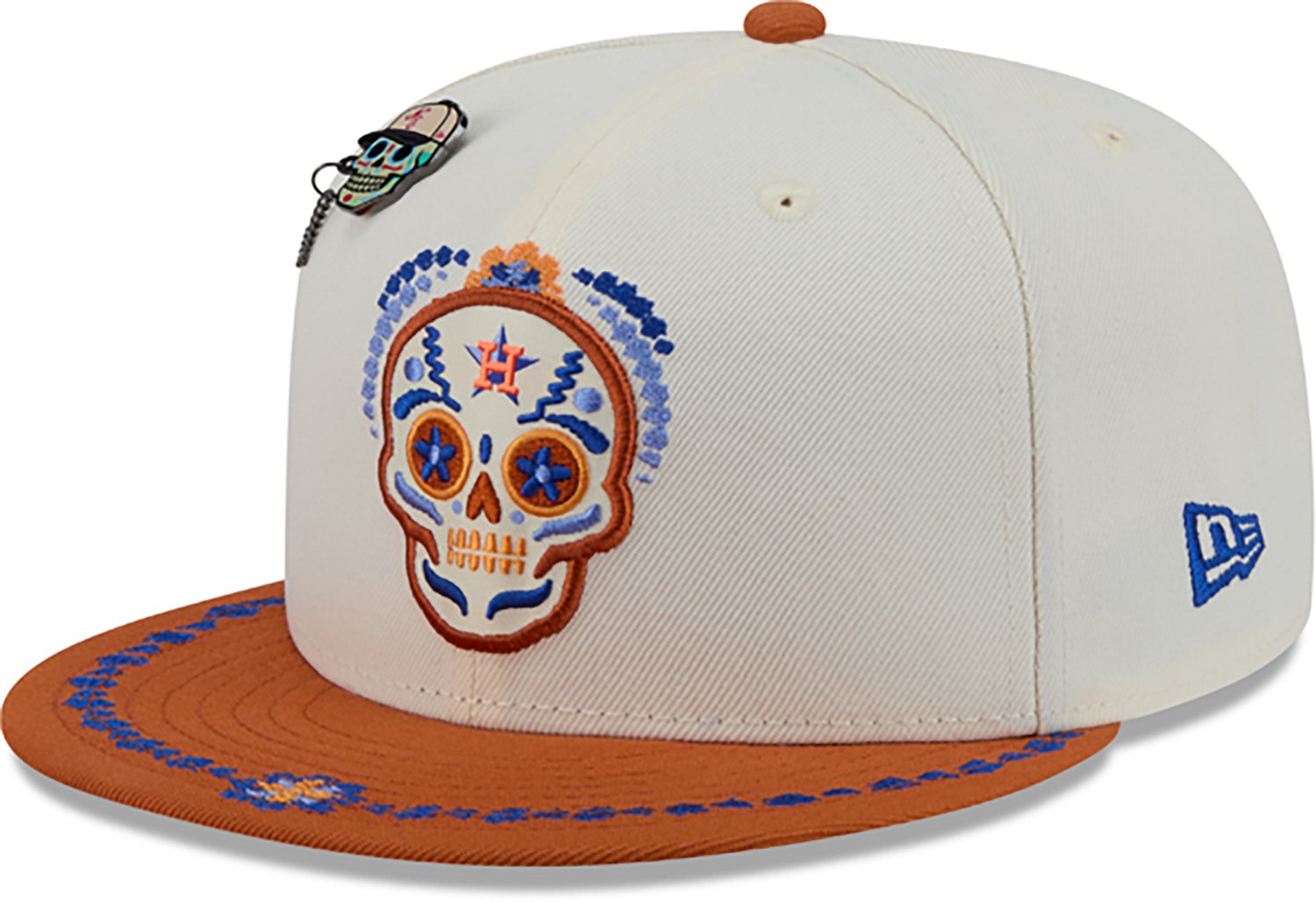 New Era Houston Astros Day of the Dead 59FIFTY Fitted Cap - view number 2