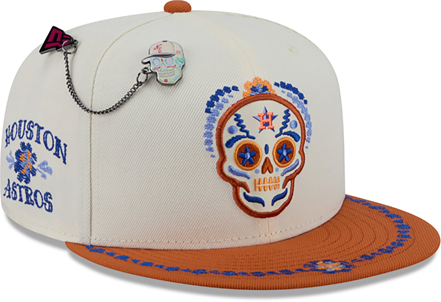 New Era Houston Astros Day of the Dead 59FIFTY Fitted Cap - view number 4
