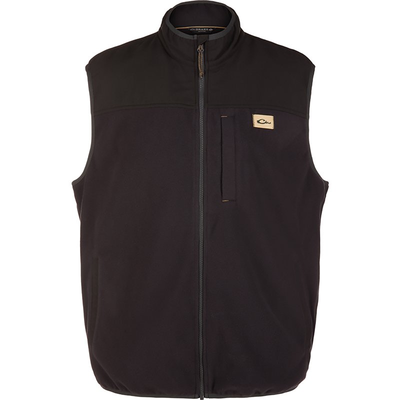 DRAKE Camp Fleece Vest Black Medium (DS0126-BLK-2)
