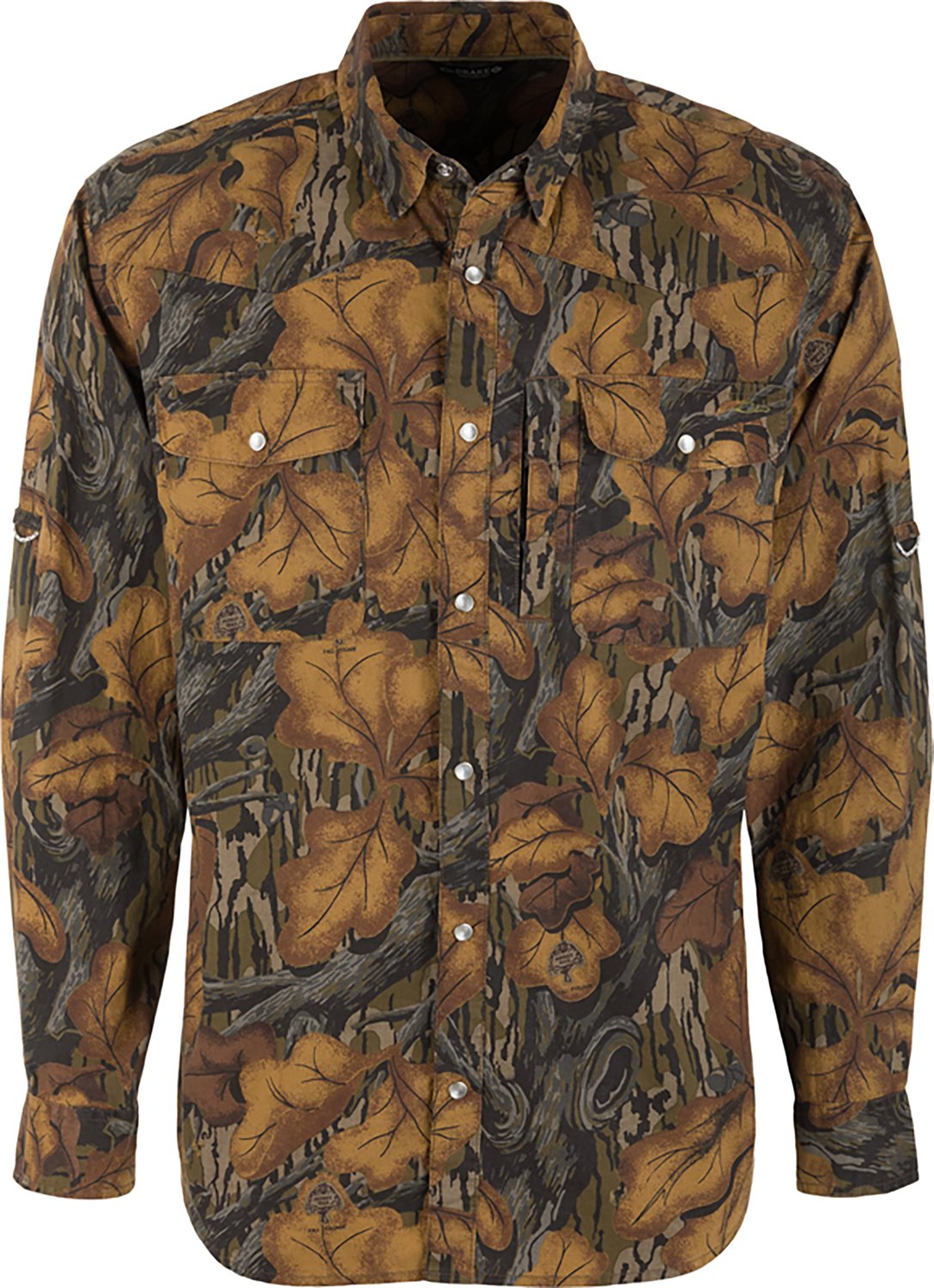 Drake Men's Cinco Ranch Acid Wash Long Sleeve Shirt