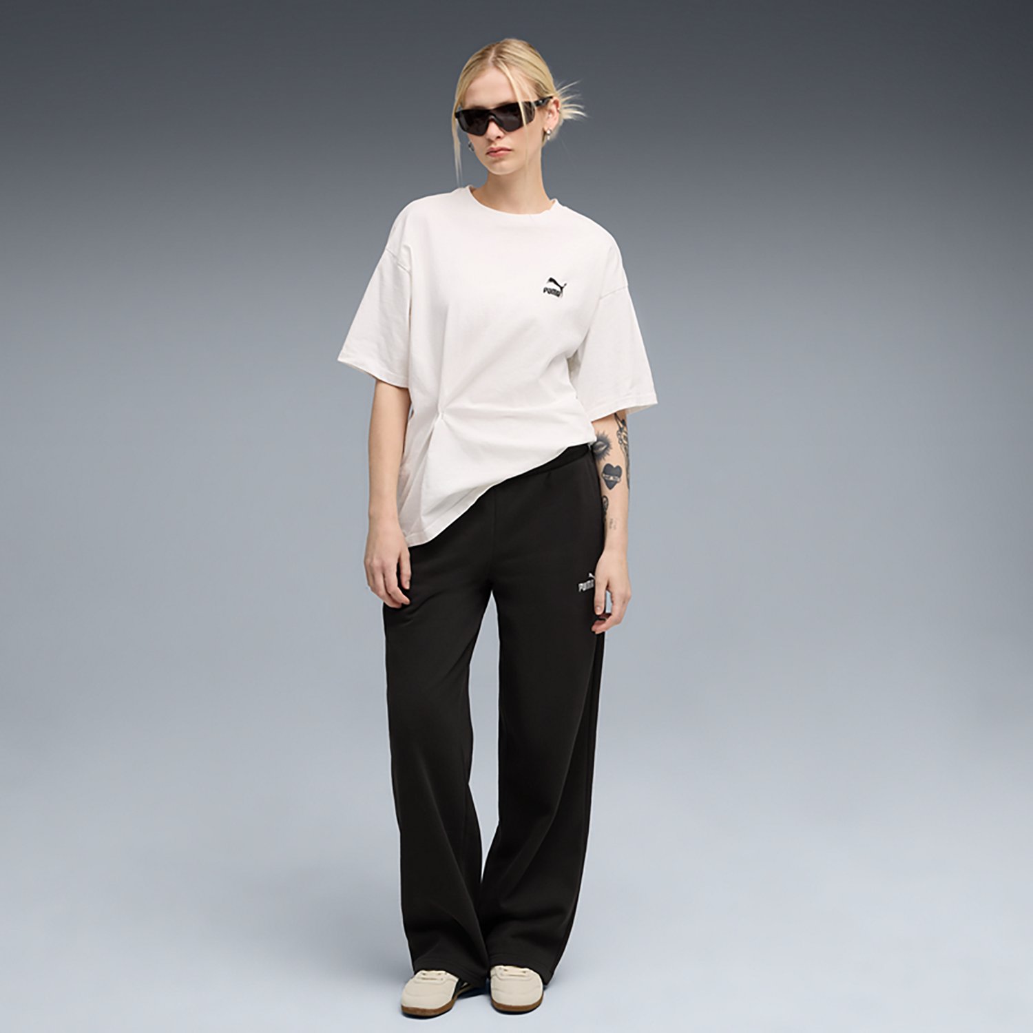 PUMA Women's Essentials Small No. 1 Logo Comfort Straight Pants - view number 3