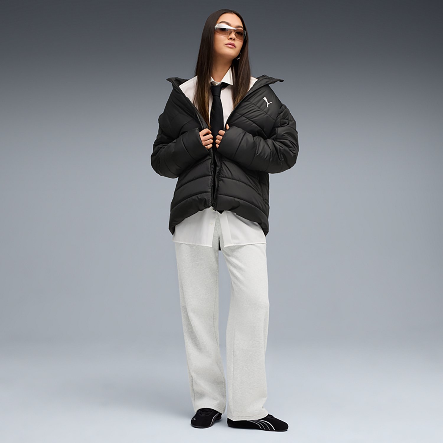 PUMA Women's Essentials Small No. 1 Logo Comfort Straight Pants - view number 3