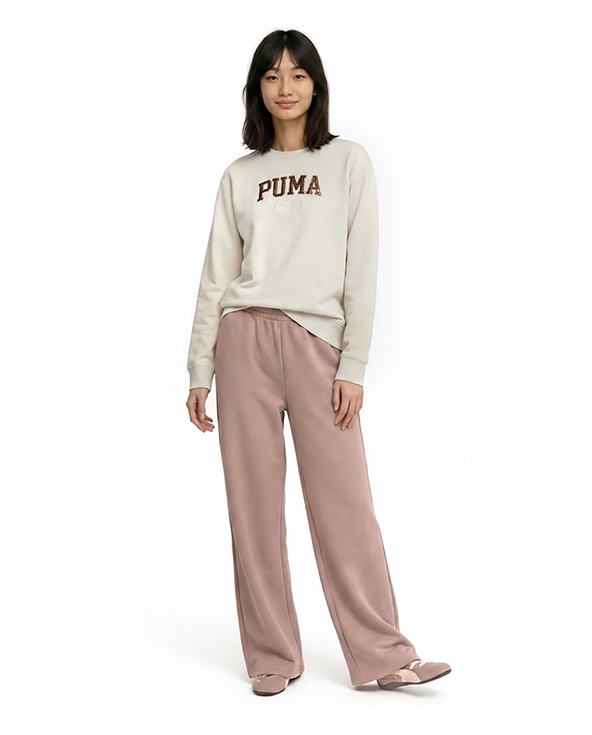 PUMA Women's Essentials Sequins Standard Fleece Crew - view number 3