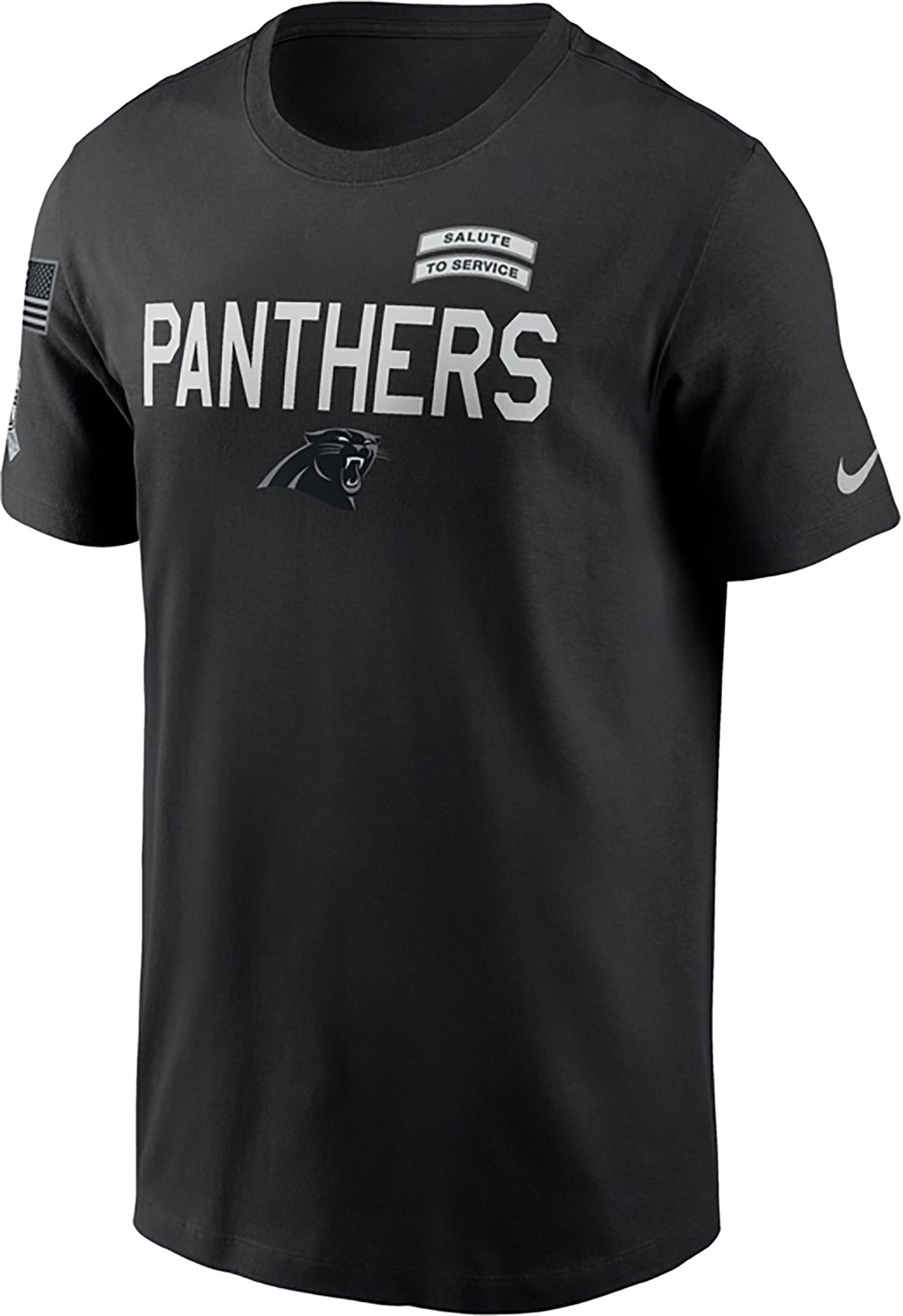 Nike Men's Carolina Panthers Salute to Service Dri-FIT Graphic T-shirt - view number 3