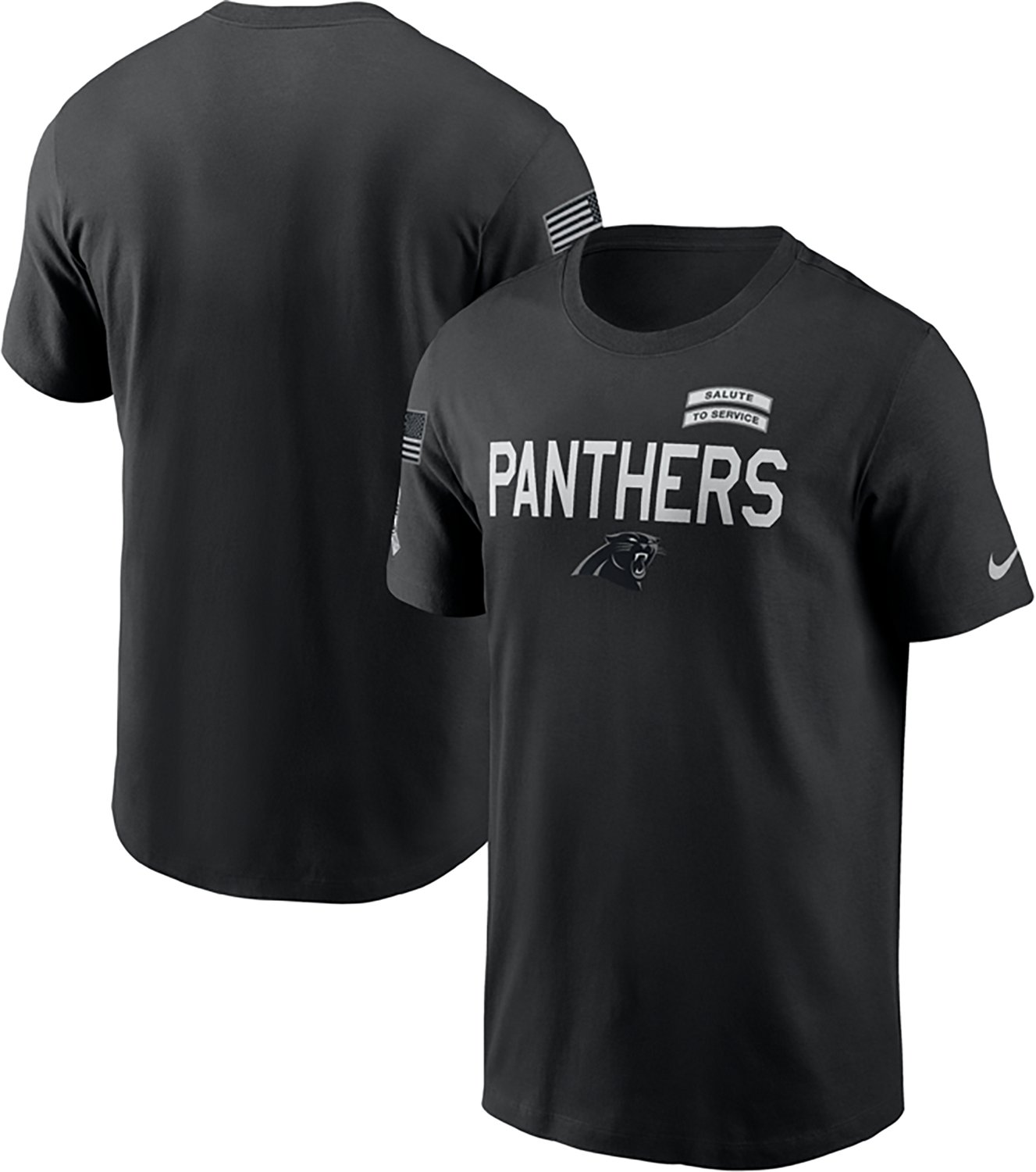 Nike Men's Carolina Panthers Salute to Service Dri-FIT Graphic T-shirt - view number 5