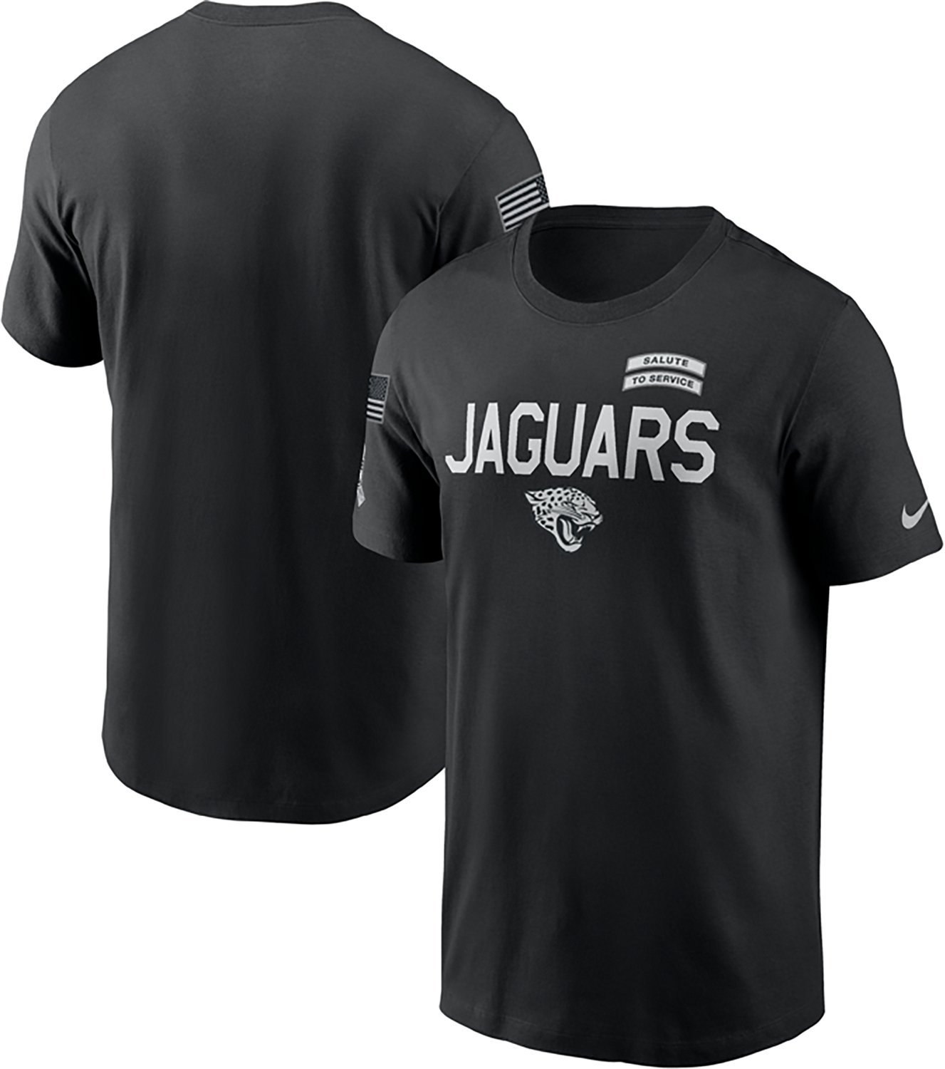Nike Men's Jacksonville Jaguars Salute to Service Dri-FIT Graphic T-shirt - view number 3