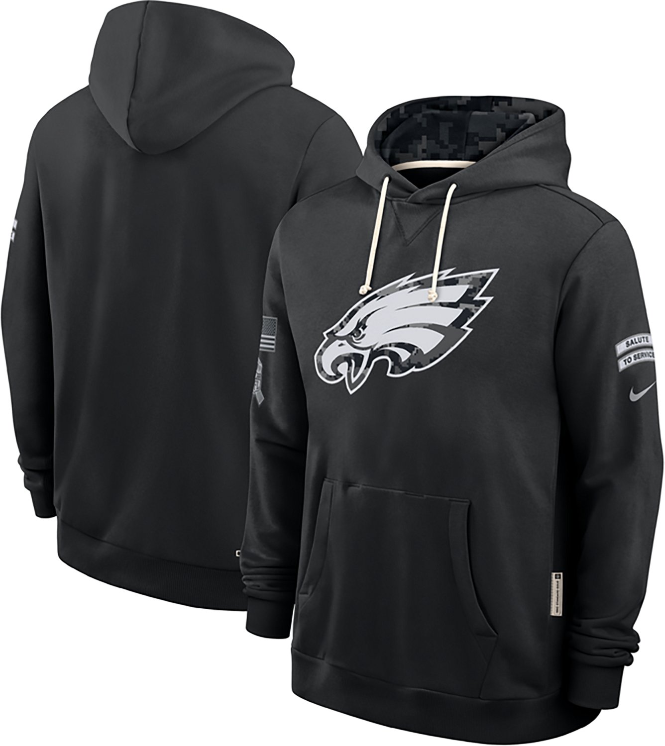 Nike Men's Philadelphia Eagles Salute to Service Sideline Hoodie - view number 4