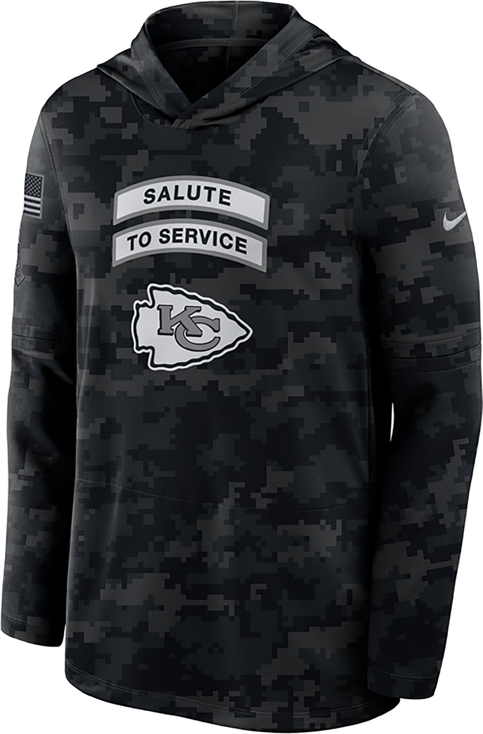 Nike Men's Kansas City Chiefs Salute to Service Hoodie - view number 3