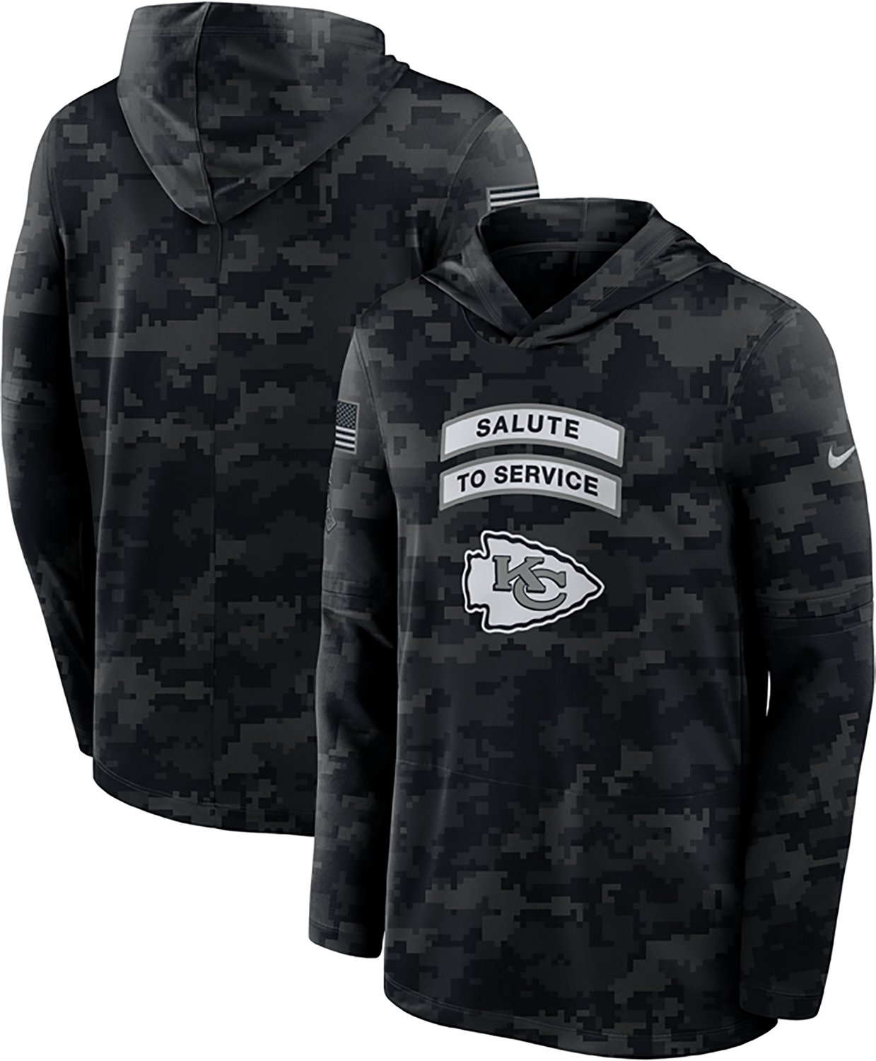 Nike Men's Kansas City Chiefs Salute to Service Hoodie - view number 5