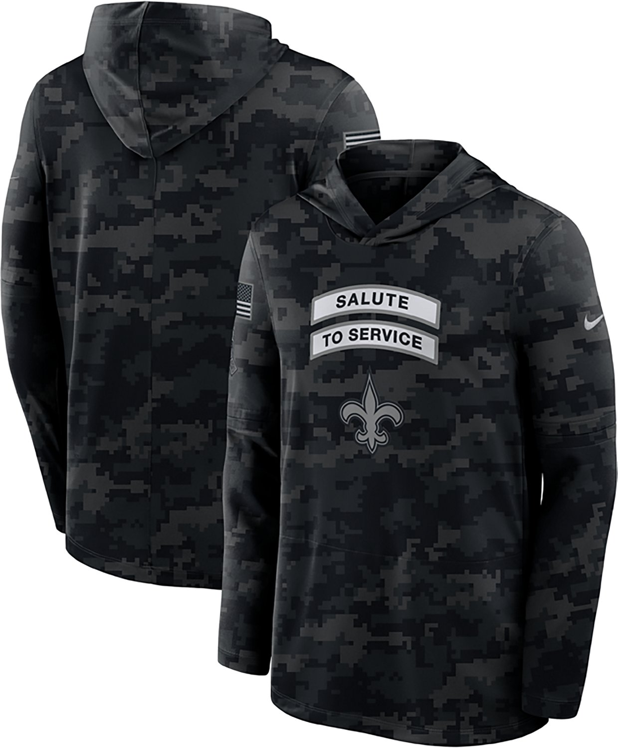 Nike Men's New Orleans Saints Salute to Service Hoodie - view number 3